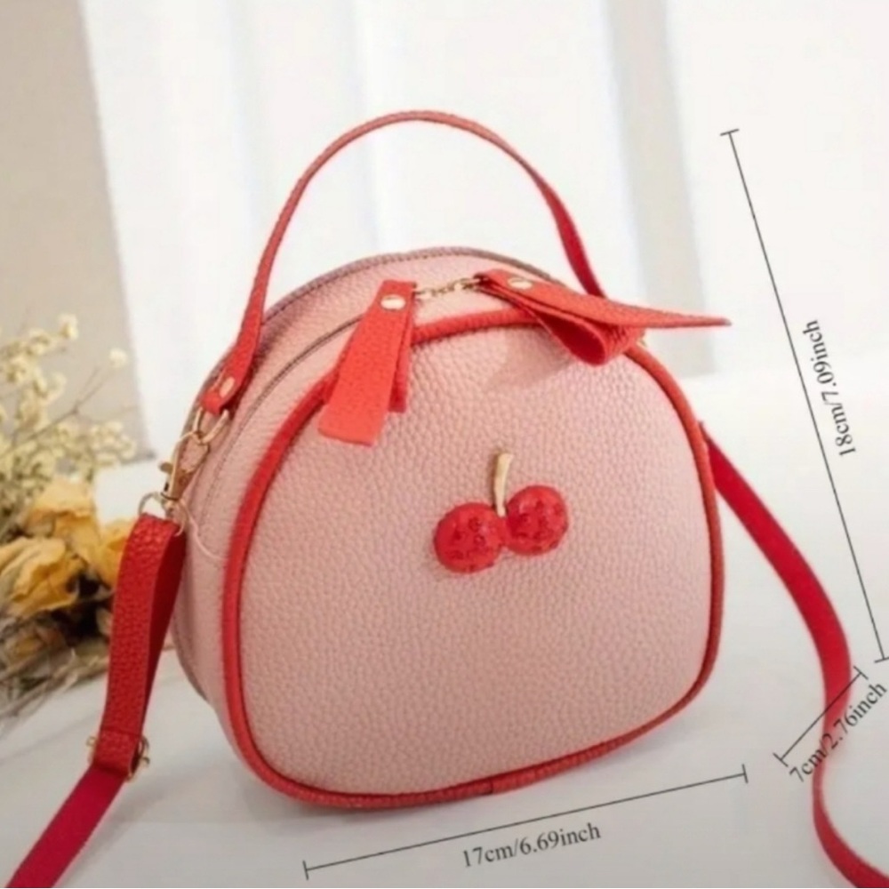 Pink Cherry Mini Crossbody Bag NIP - Kids - Picture 2 of 2